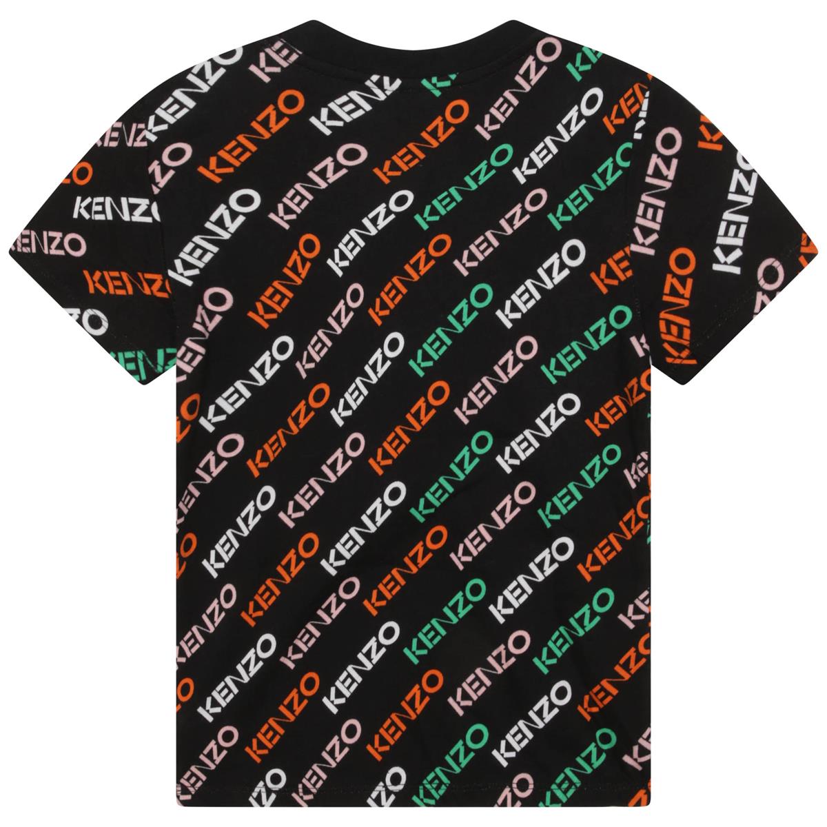 儿童黑色Logo T恤