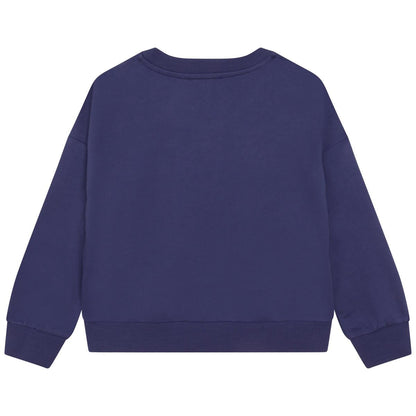 儿童蓝色Logo卫衣