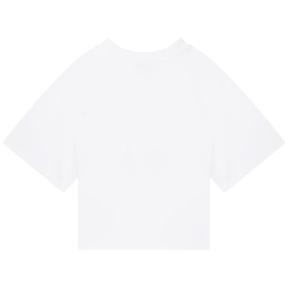 儿童白色Logo T恤