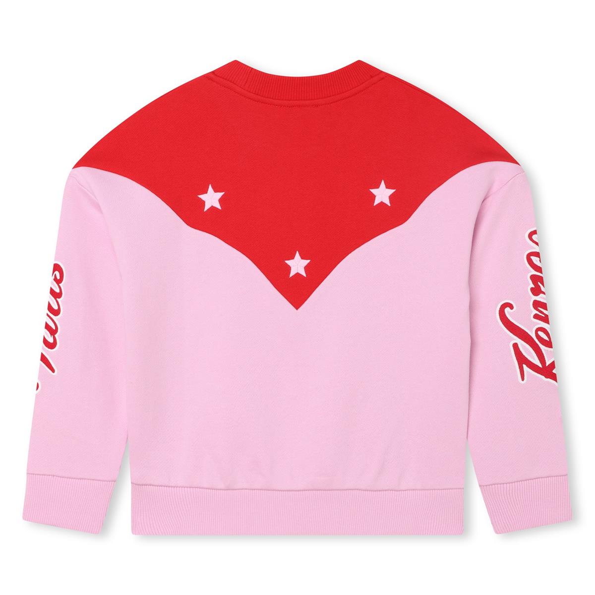 女童粉色棉卫衣