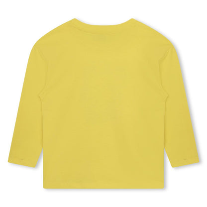 女童黄色Logo棉T恤