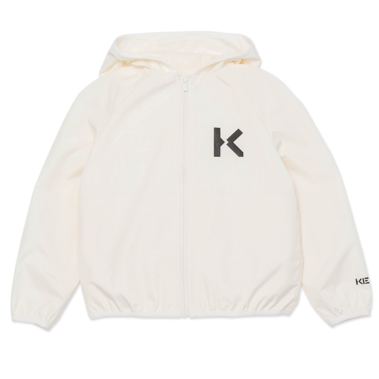 Girls White Logo Jacket