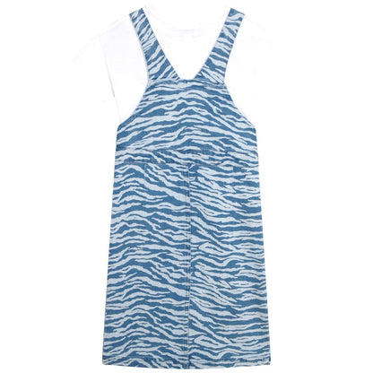 女童蓝色Logo连衣裙