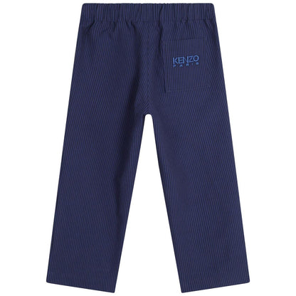 女童藏青色长裤