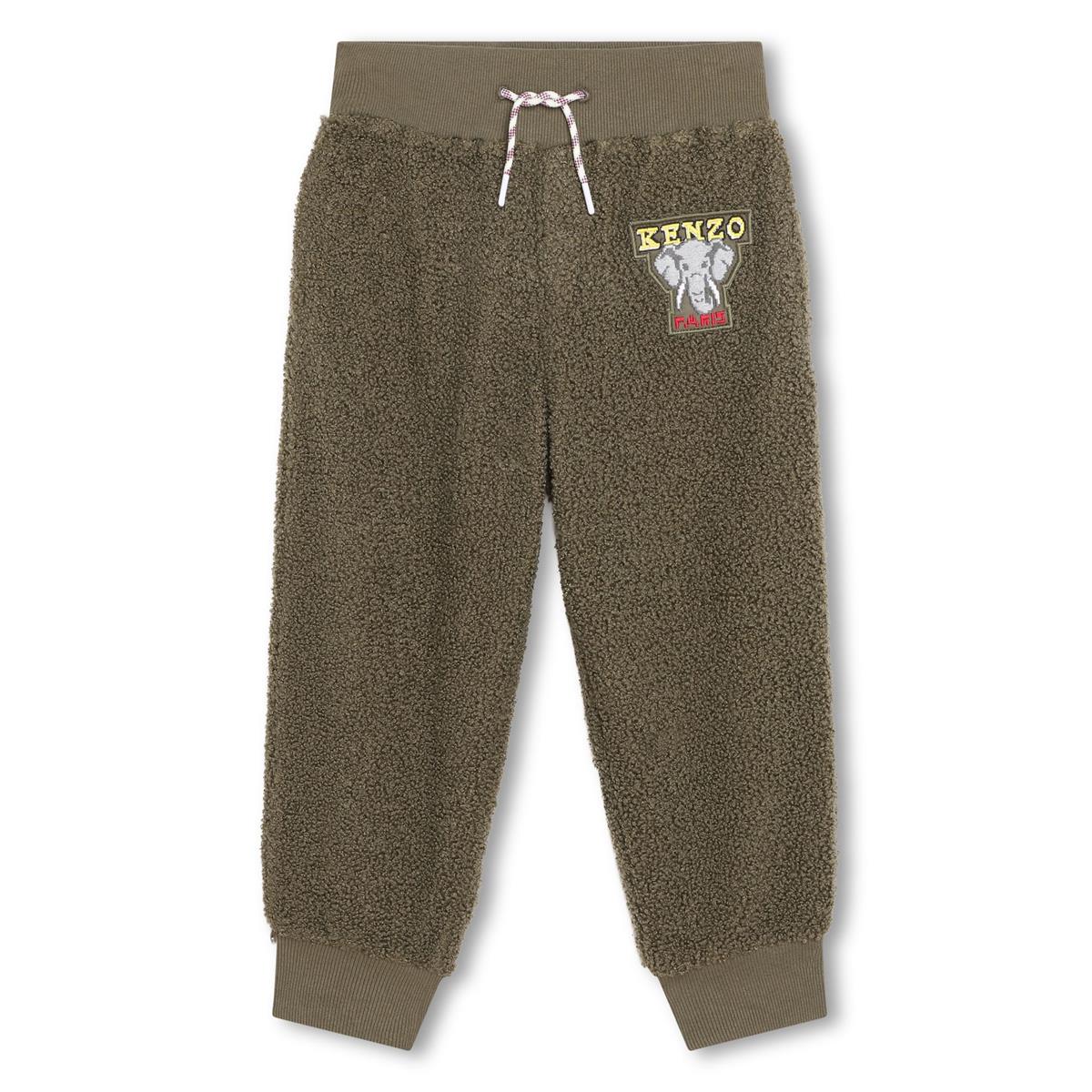 儿童军绿色长裤