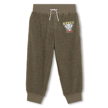 儿童军绿色长裤