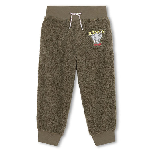 儿童军绿色长裤