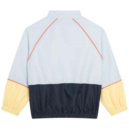 男童浅蓝色拉链上衣