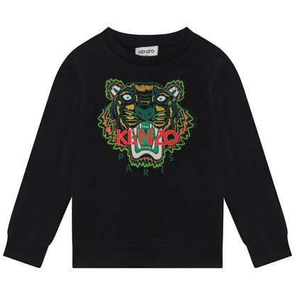 男童黑色虎头卫衣