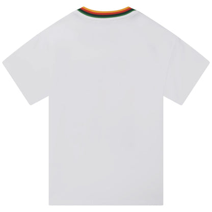 男童白色Logo棉T恤