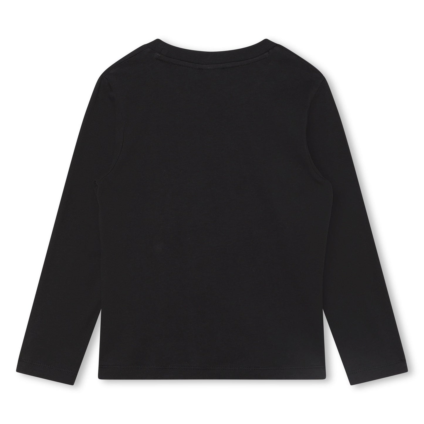 男童深灰色印花棉T恤