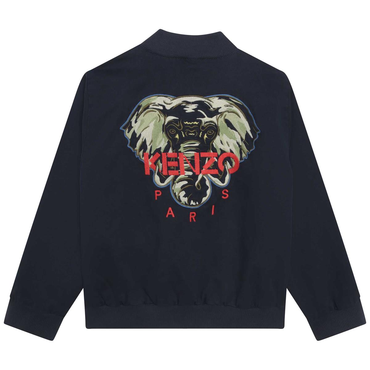 男童藏青色拉链夹克