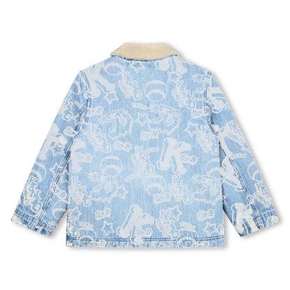 男童浅蓝色牛仔外套
