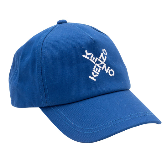 儿童蓝色Logo帽子