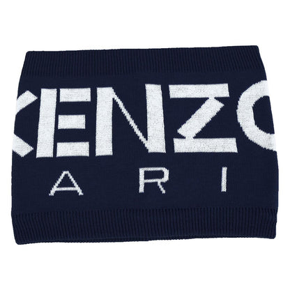 儿童蓝色Logo围巾