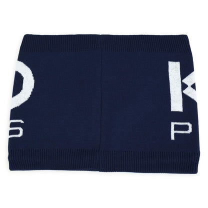 儿童蓝色Logo围巾