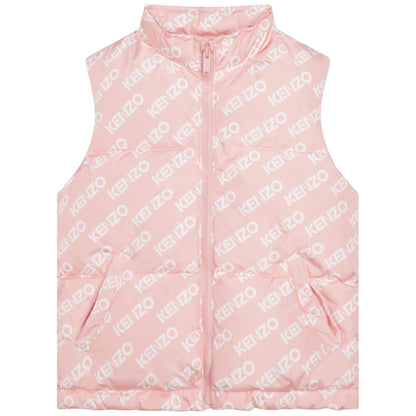 女童粉色Logo马甲