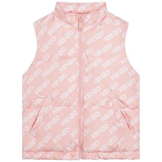 女童粉色Logo马甲