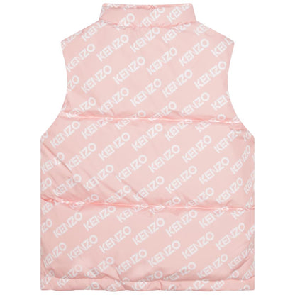 女童粉色Logo马甲