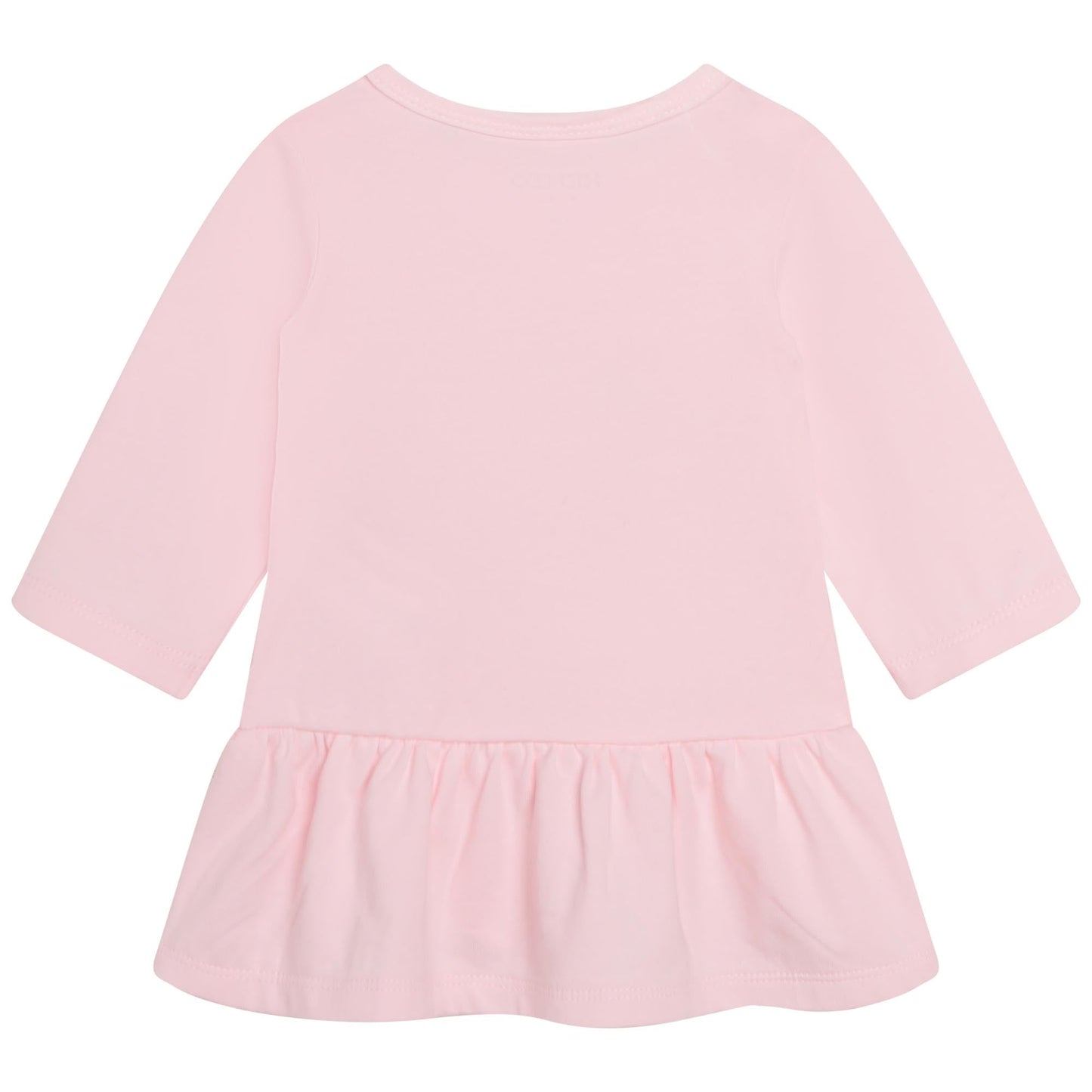 女婴粉色印花连衣裙