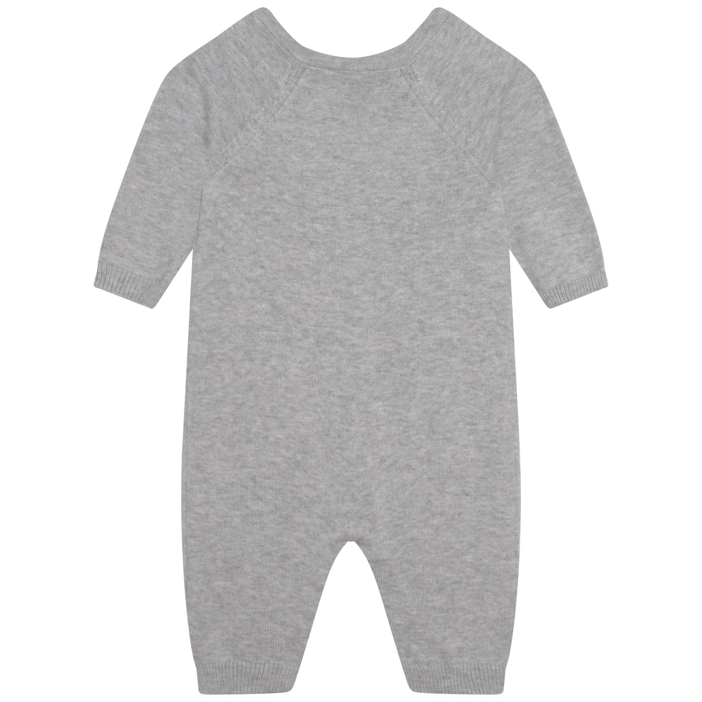 男婴灰色虎头棉连体衣