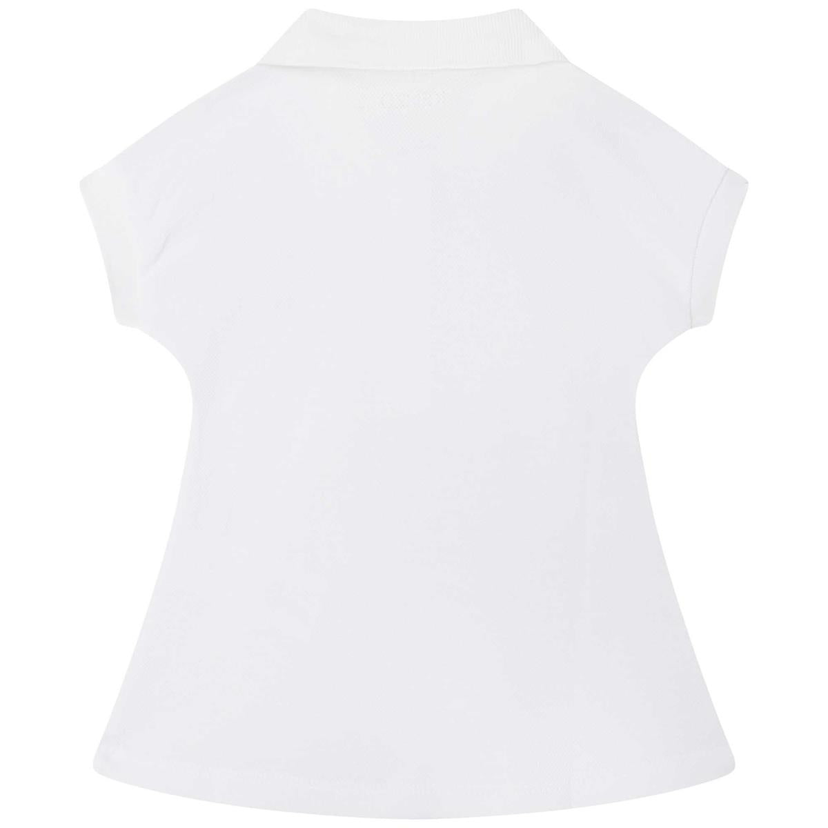 女婴白色连衣裙