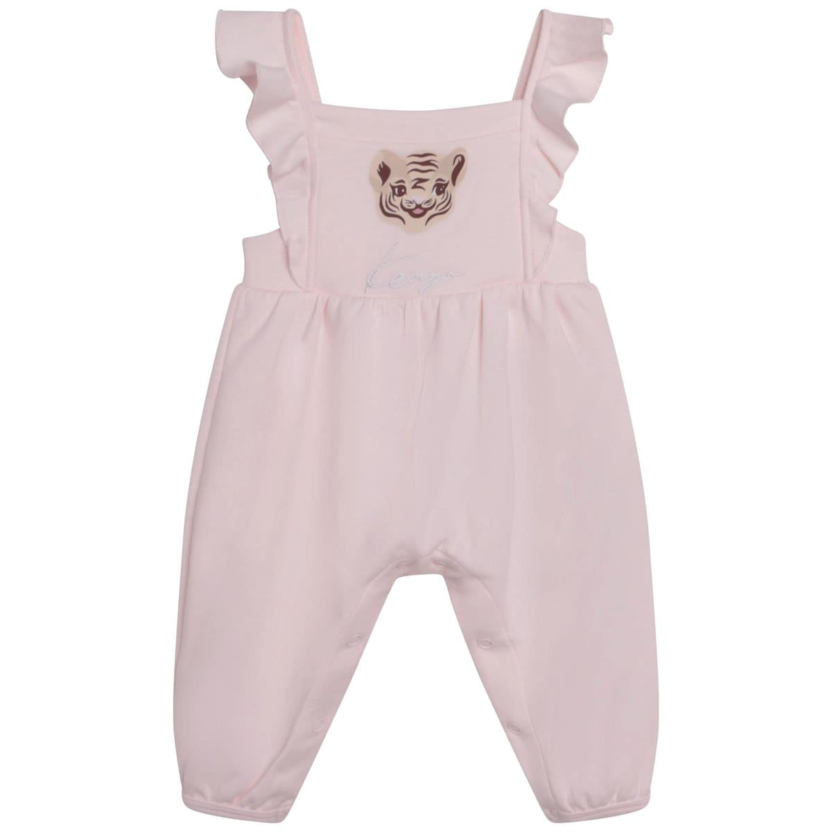 女婴粉色连体裤