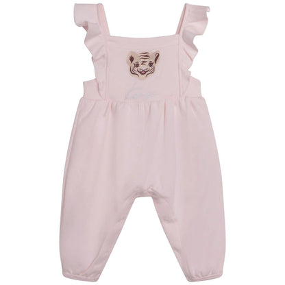 女婴粉色连体裤