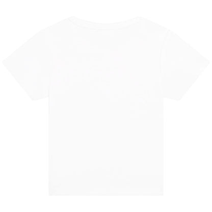 婴儿白色Logo T恤