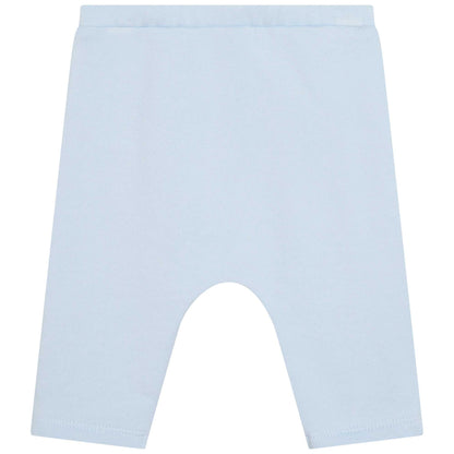 男婴浅蓝色棉套装