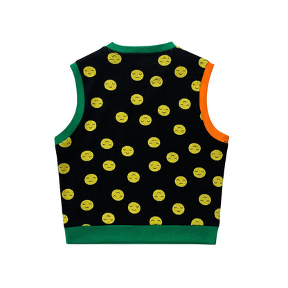 儿童黑色棉马甲