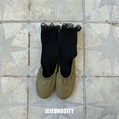 女童黑色蕾丝袜