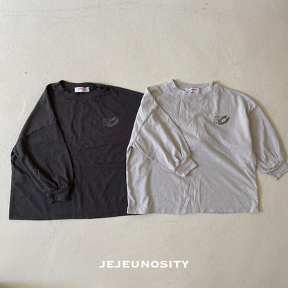 儿童木炭色棉T恤