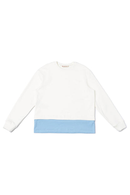 儿童白色Logo棉上衣