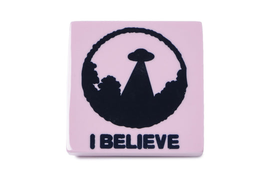 Girls Mauve Brooch With Resin