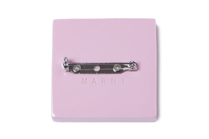 Girls Mauve Brooch With Resin
