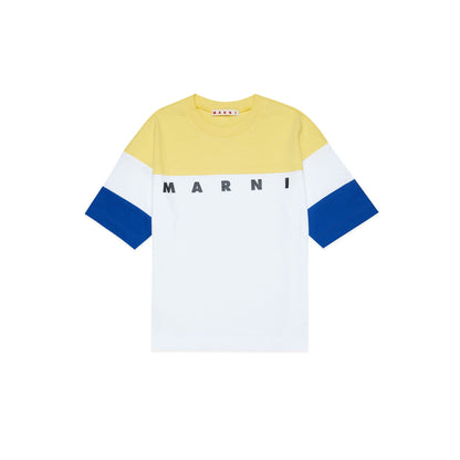 儿童白色Logo棉T恤