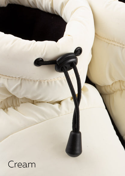 女童白色芭蕾舞保暖鞋