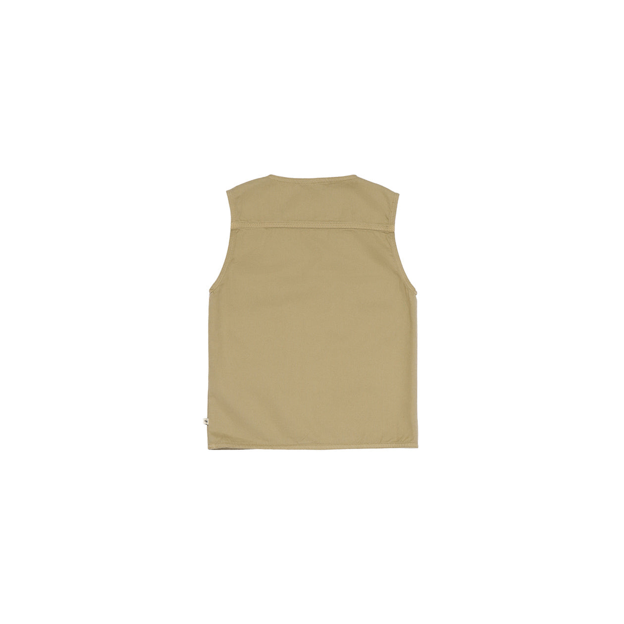 儿童军绿色马甲