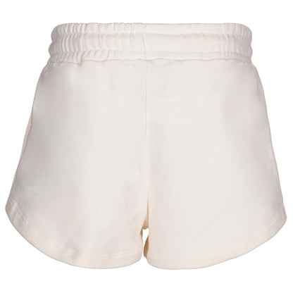 女童白色Logo棉短裤