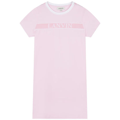 女童粉色连衣裙