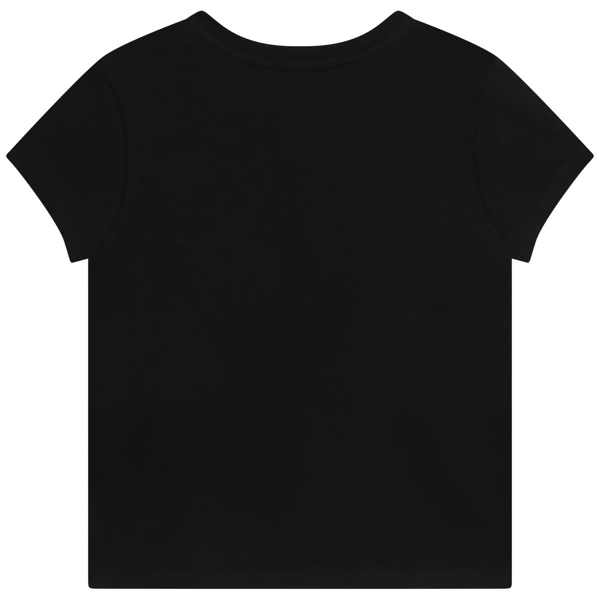 女童黑色Logo T恤