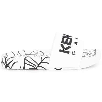 男童白色Logo袜子