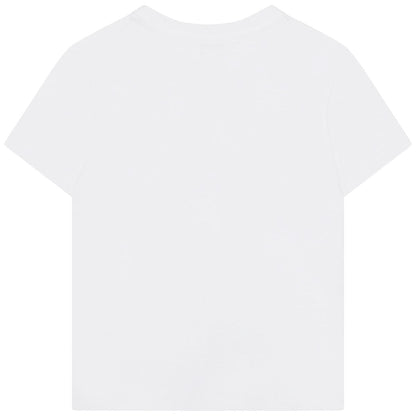男童白色Logo T恤
