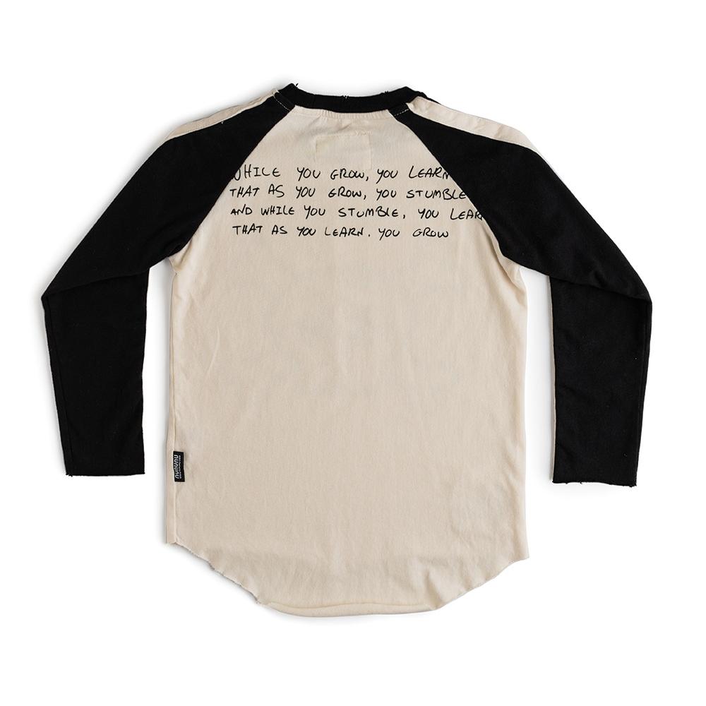 儿童白色骷髅印花棉T恤