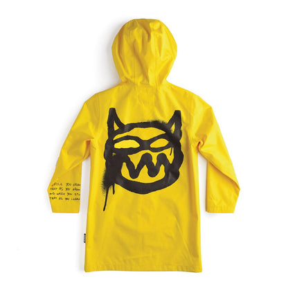 儿童黄色雨衣