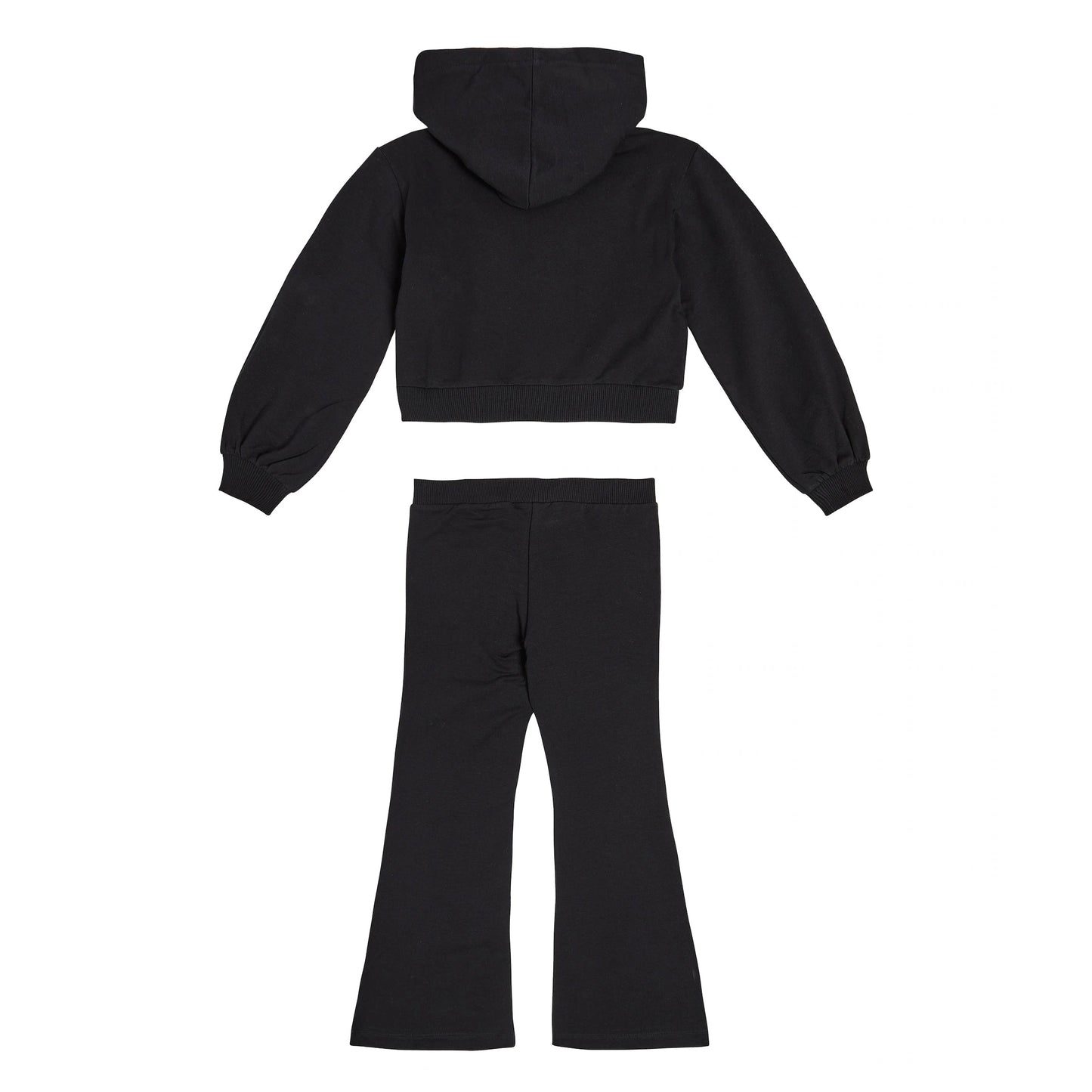 女童黑色棉套装
