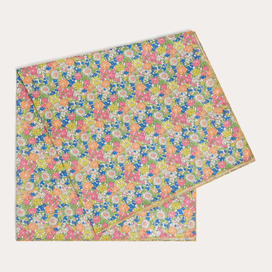 女童彩色碎花围巾