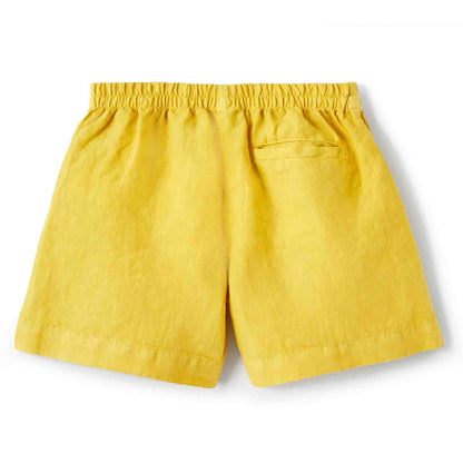 女童黄色短裤