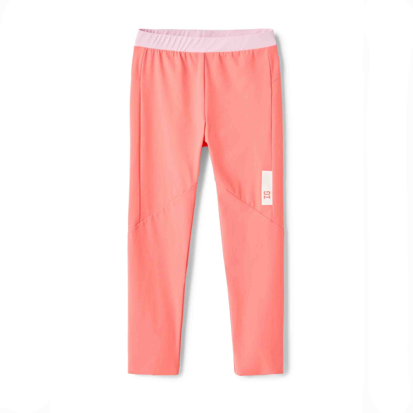 女童粉色运动长裤